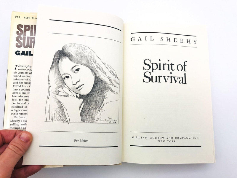 Spirit Of Survival Hardcover Gail Sheehy 1986 Refugees Cambodia Family Adoption 7