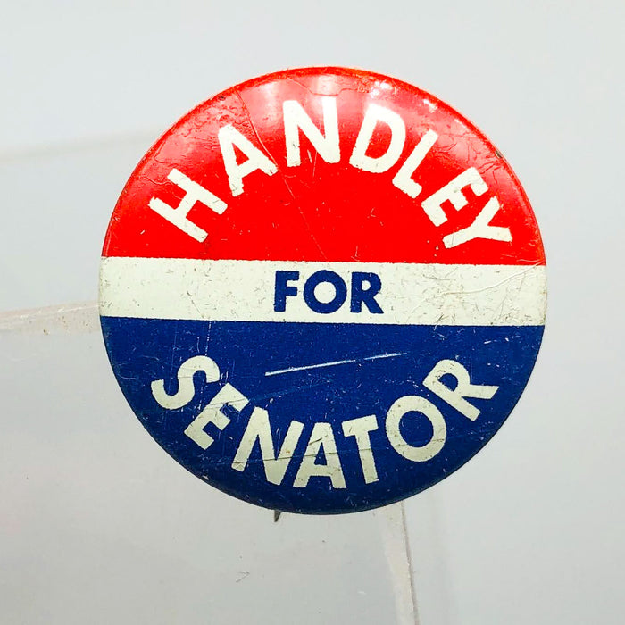 Harold Handley For Senator Button Pin .75" Indiana Political Campaign Union 15