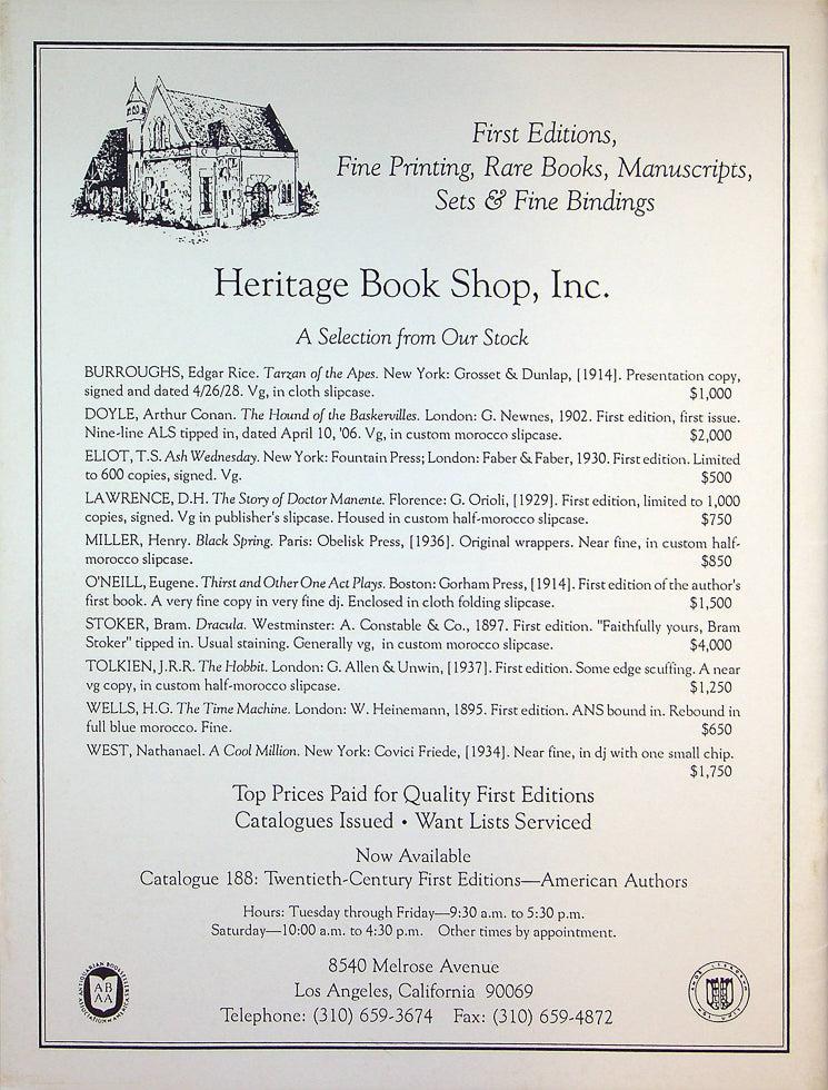 Firsts Magazine September 1992 Vol 2 No 9 Collecting Andre Dubus 3
