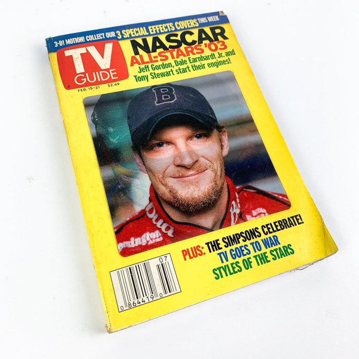 Dale Earnhardt Jr Magazine Covers TV Guide '03 & Racing Milestones '99 Lot 2