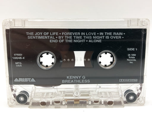 Breathless Kenny G Cassette Album Arista 1992 NO CASE 1