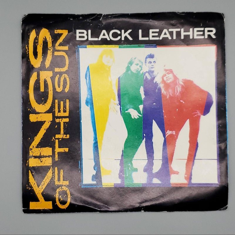 Kings Of The Sun Black Leather Single Record RCA 1988 8646-7-RAA PROMO 1