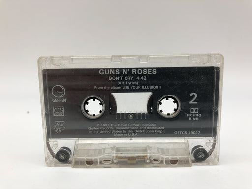 Don't Cry Guns N' Roses Cassette Single Geffen 1991 NO CASE TAPE ONLY 2