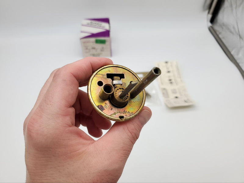 Falcon Deadbolt Double Cylinder 2-3/8" Backset Polished Brass D930T USA Made