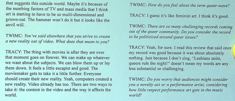 To Whom It May Concern Mini Magazine Tracy + The Plastics, Feminism 3