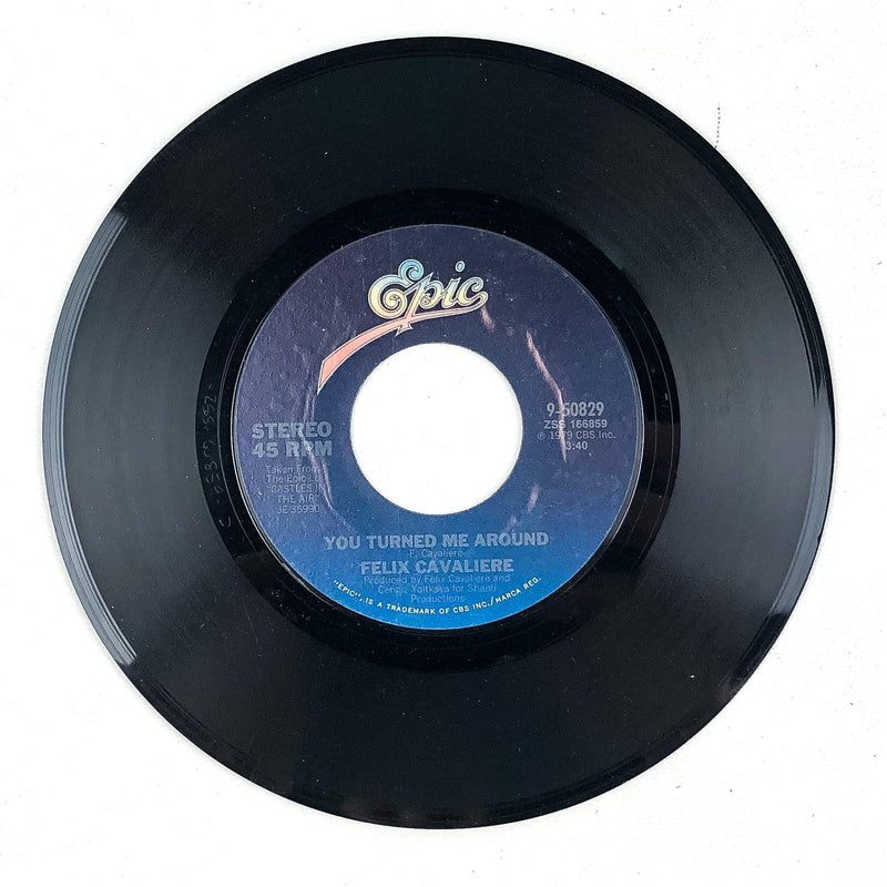 2 45 RPM You Turned Me Around / Dancin' The Night Away Felix Cavaliere CBS 3