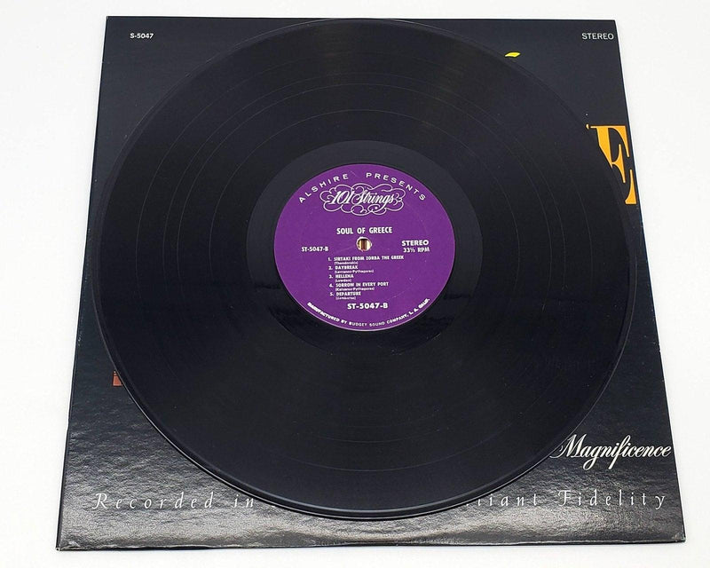 101 Strings Soul Of Greece 33 RPM LP Record Alshire 1972 S-5047 5