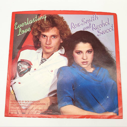 Rex Smith & Rachel Sweet Everlasting Love Single Record Columbia 1981 18-02169 1