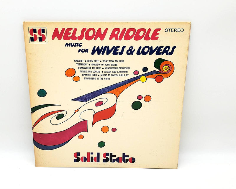Nelson Riddle Music For Wives & Lovers 33 RPM LP Record Solid State Records 1967 1