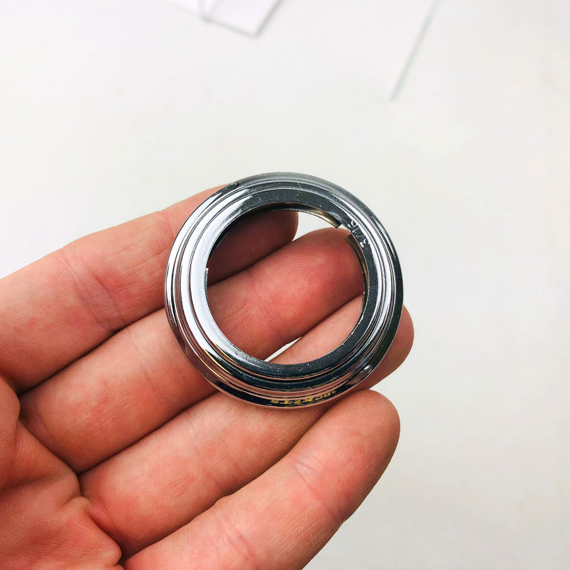 Yale Mortise Cylinder 1153 O Bittings US26 Bright Chrome GE Keyway New Old Stock