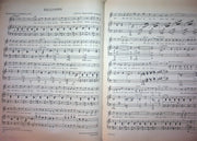 Papillons Butterflies Sheet Music Piano Song Robert Schumann Op 2 Etude Mag 1939 3