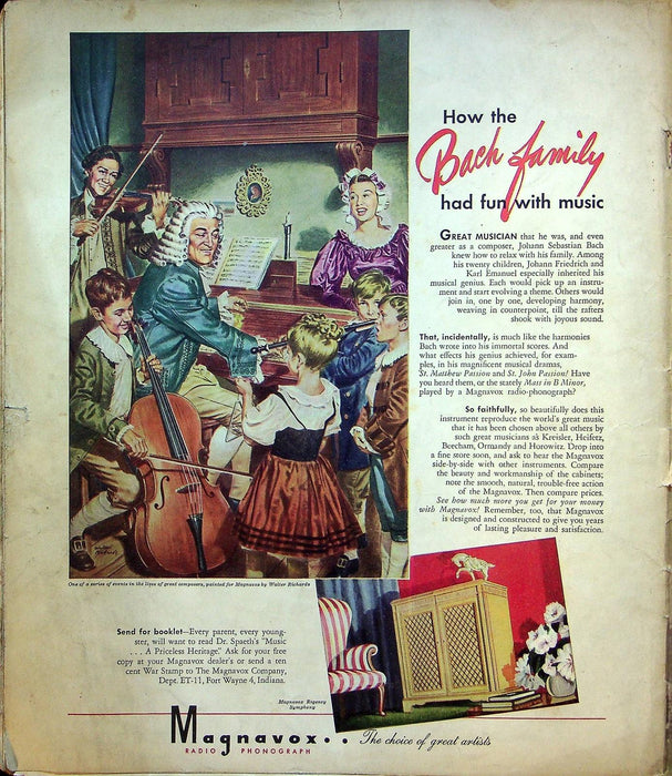 The Etude Music Magazine Nov 1945 Vol LXIII No 11 Thanksgiving, Sheet Music 3