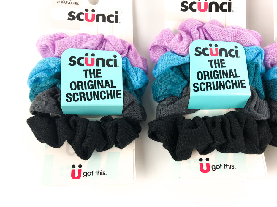 3-Packs Scunci The Original Scrunchie Hair Tie Ponytail Holder 15ct Total 54765