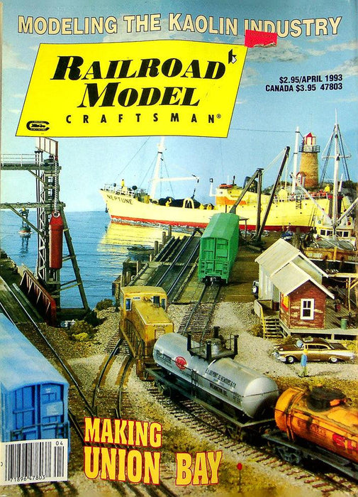 Railroad Model Craftsman Magazine March 1993 Vol 61 No 11 Making Union Bay