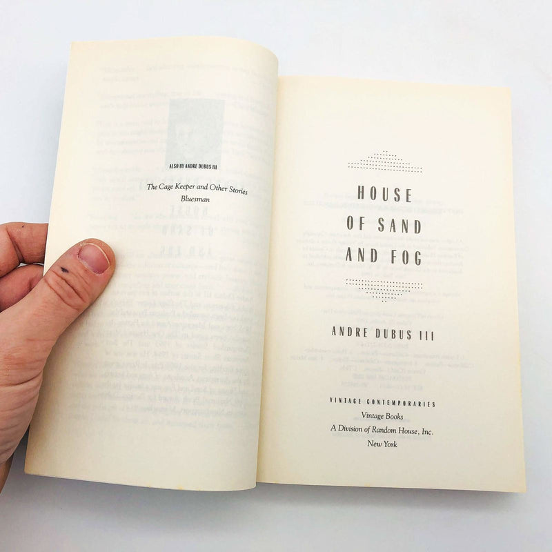 Andre Dubus III Book House Of Sand And Fog Paperback 1999 Iranian Americans 6
