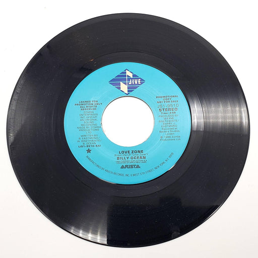 Billy Ocean Love Zone 45 RPM Single Record Jive 1986 JS1-9510 PROMO 1