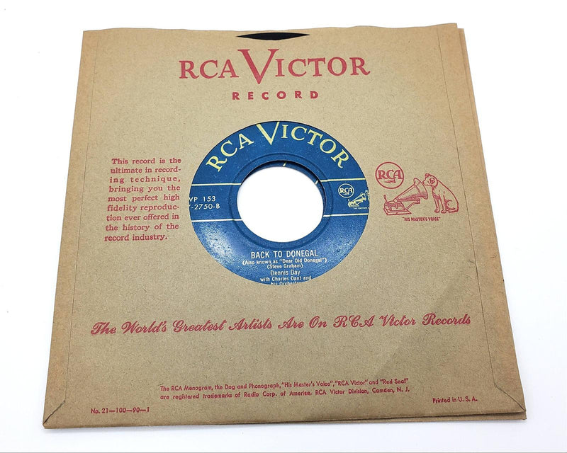 Dennis Day Shamrock Melodies 45 RPM 3xEP Record RCA Victor 1949 WP 153 5