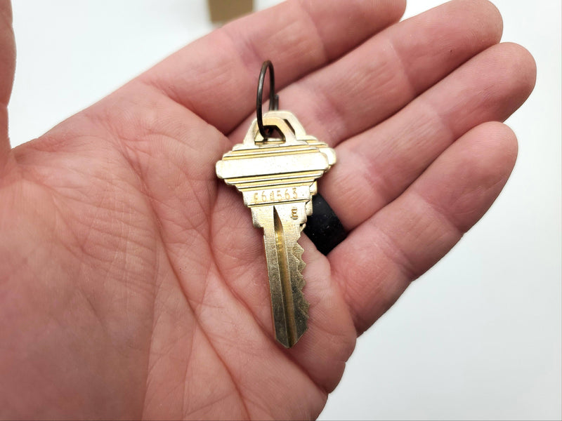 Schlage Mortise Lock Cylinder 26-072 E Keyway Satin Chrome 1" Length NOS