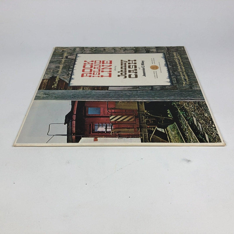 Johnny Cash Rock Island Line Record 33 RPM LP SYS 5288 Living Sound 3