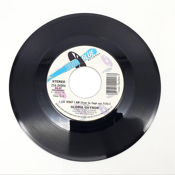 Gloria Gaynor I Am What I Am Single Record Silver Blue Records 1983 ZS4 04294 1