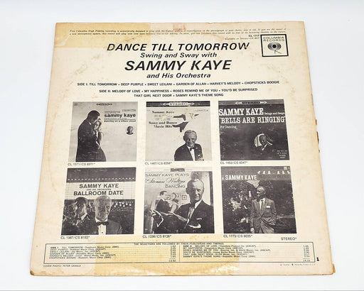 Sammy Kaye And His Orchestra Dance Till Tomorrow LP Record Columbia CL 1717 2