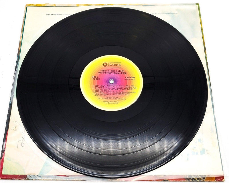 Crosby & Nash Wind On The Water 33 RPM LP Record ABC Records 1975 ABCD-902 7