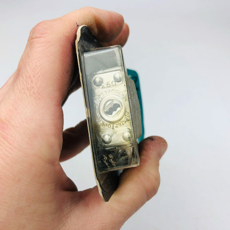 Vintage No 105-D Master Lock Padlock 3/4" Shackle New Old Stock NOS Multi Spring