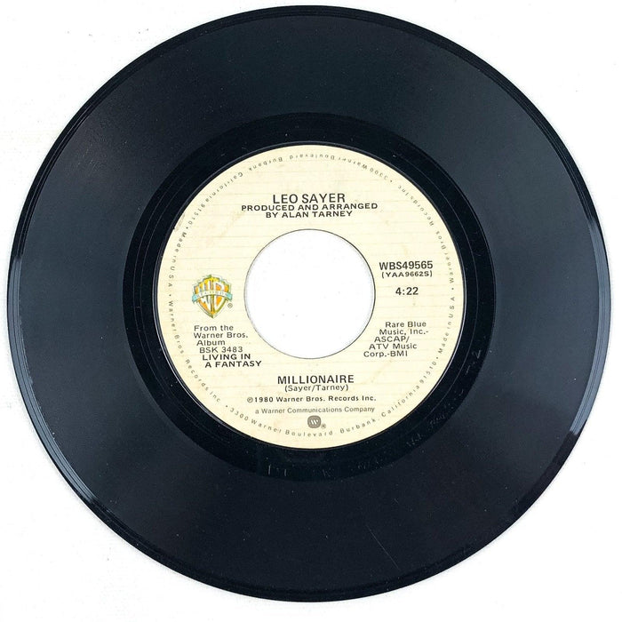 45 RPM Record More Than I Can Say / Millionaire Leo Sayer Warner 1980 2