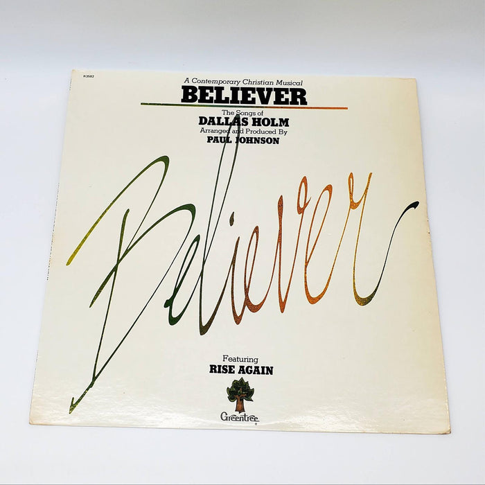 Paul Johnson Singers Believer LP Record Greentree Records 1980 R-3582 1