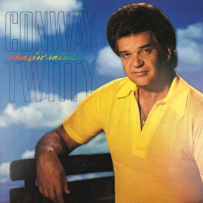 Conway Twitty Chasin' Rainbows Record 33 RPM Double LP W1-25294 Warner Bros 1985 1