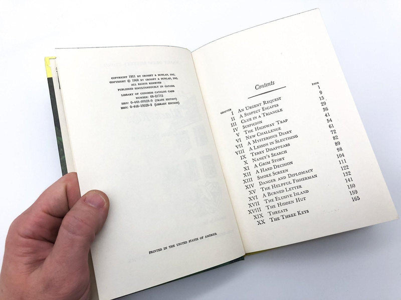 Nancy Drew The Clue of the Black Eyes No 28 Carolyn Keene 1968 Grosset Matte 7