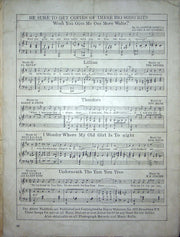 Sheet Music Only A Rose The Vagabond King Rudolf Friml Dennis King 1925 2