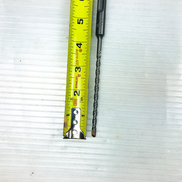 10-pk Rotary Hammer Drill Bits 3/16"x6" SDS Plus 3.5" LOC Carbide Tip Concrete