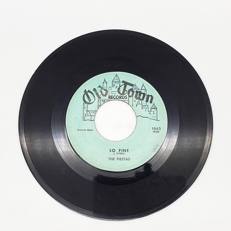 The Fiestas Last Night I Dreamed 45 RPM Single Record Old Town Records 1958 1062 2