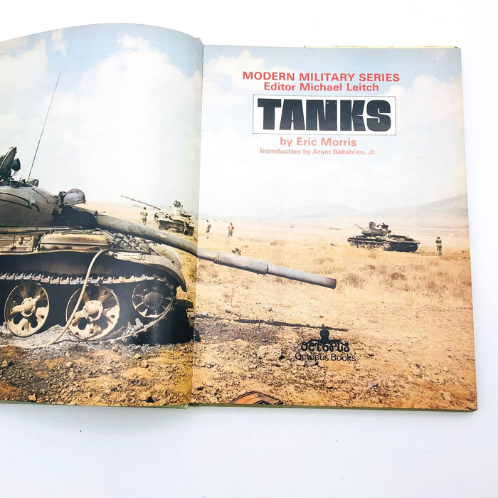 Tanks Hardcover Eric Morris 1975 Tank And Weaponry Warfare 1st Edition WW2 6