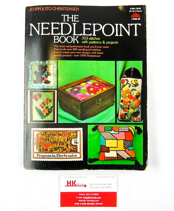 Needlepoint Book: 303 Stitches Patterns & Projects: PB - Jo Christensen | USED 1