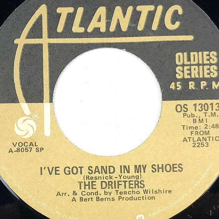 The Drifters 45 RPM Record I've Got Sand in My Shoes / On Broadway Atlantic 1