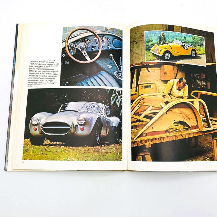 The Age of Cars Hardcover Mike Twite 1973 1st Edition AC Cobra Saab 99 Datsun 9