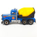 Matchbox Peterbuilt Cement Truck 1981 Macau Blue Yellow 1:80 | LOOSE 2