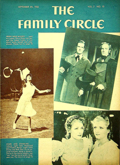 The Family Circle Magazine September 6 1935 Vol 7 No 10 Irene Dunne 1