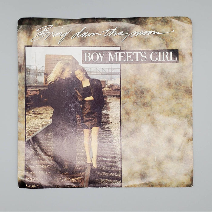 Boy Meets Girl Bring Down The Moon Single Record RCA 1989 8807-7-R 1