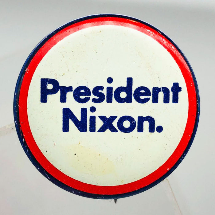 President Nixon Button Pin 1" Vintage Political Campaign Watergate COADCO 1