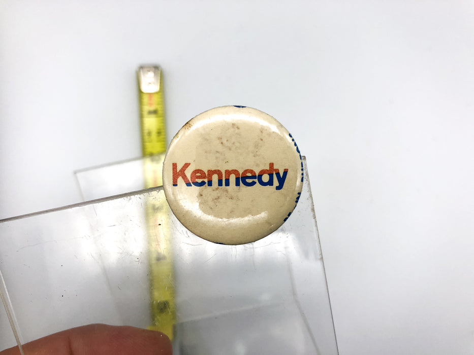 Vintage Kennedy Pinback Button Be-In Buttons Houston Texas White Blue Red 2