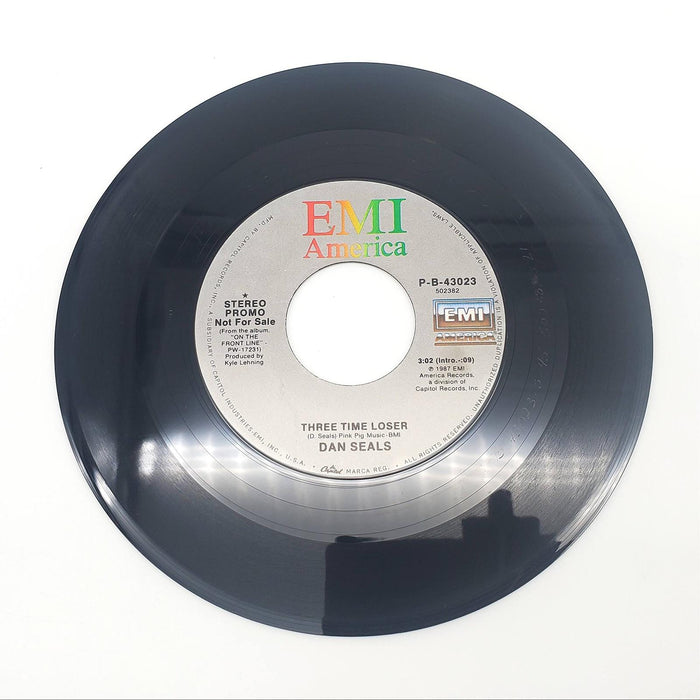 Dan Seals Three Time Loser Single Record EMI 1987 P-B-43023 PROMO 1