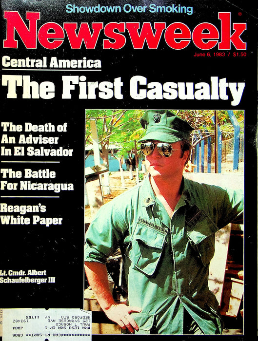 Newsweek Magazine June 6 1983 El Salvador 1st American Killed Dan Rather Trial