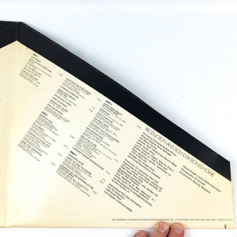 The 5th Dimension Live !! Record 33 RPM Double LP Bell 1971 Die Cut Gatefold 4