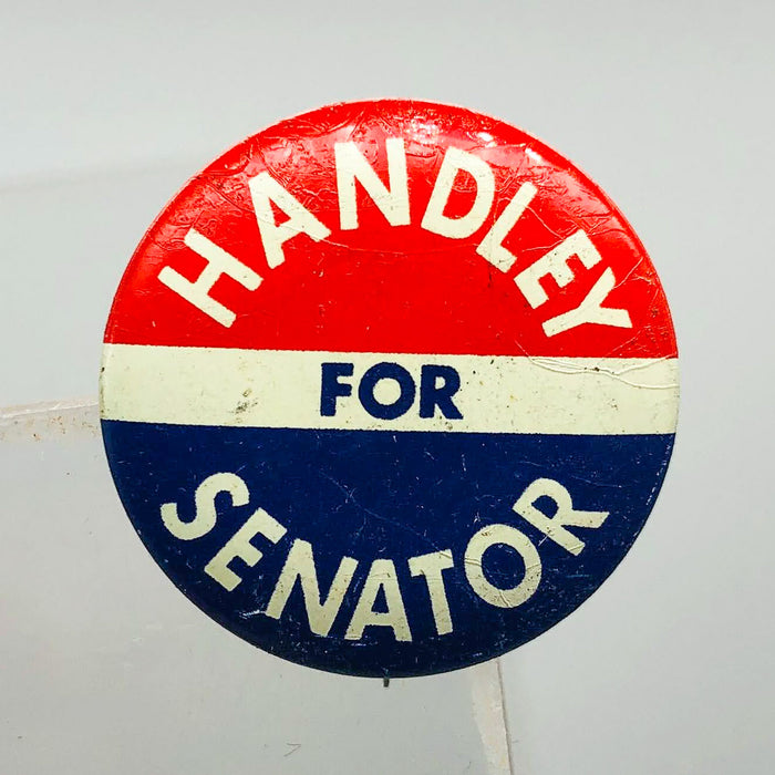 Harold Handley For Senator Button Pin .75" Indiana Political Campaign Union 5