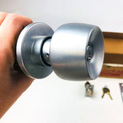 Yale Storeroom Closet Door Knob Lockset BR5405 26D Satin Chrome NOS ADA Strike 3