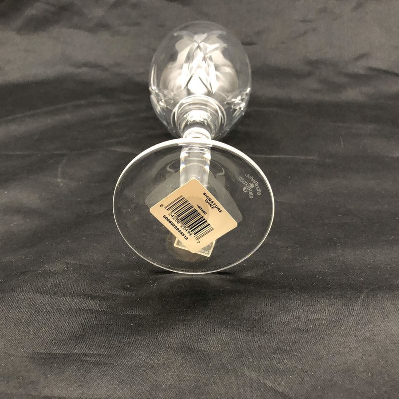 1ct Waterford Crystal Wine Glass John Rocha 9" Signed Signature Stemware 100490