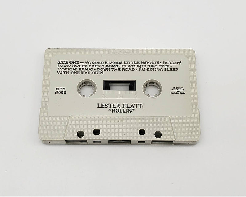 Lester Flatt Rollin' Cassette Tape Album Gusto Records, Inc. 1976 PO-293 4